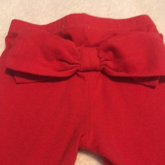 Cute Red Pants with red Bow on backside 🎀 12M - Picture 3 of 3